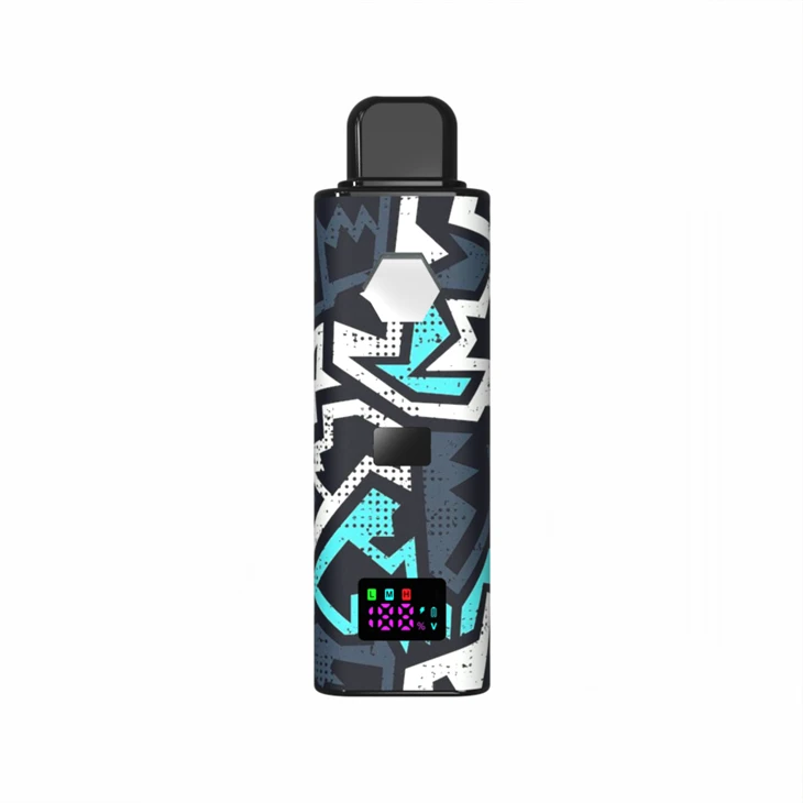 2025 Classical Best Quality Empty 2 Grams Dual Coil Disposable Vape With Professional Screen Display Remaining Power, Voltage
