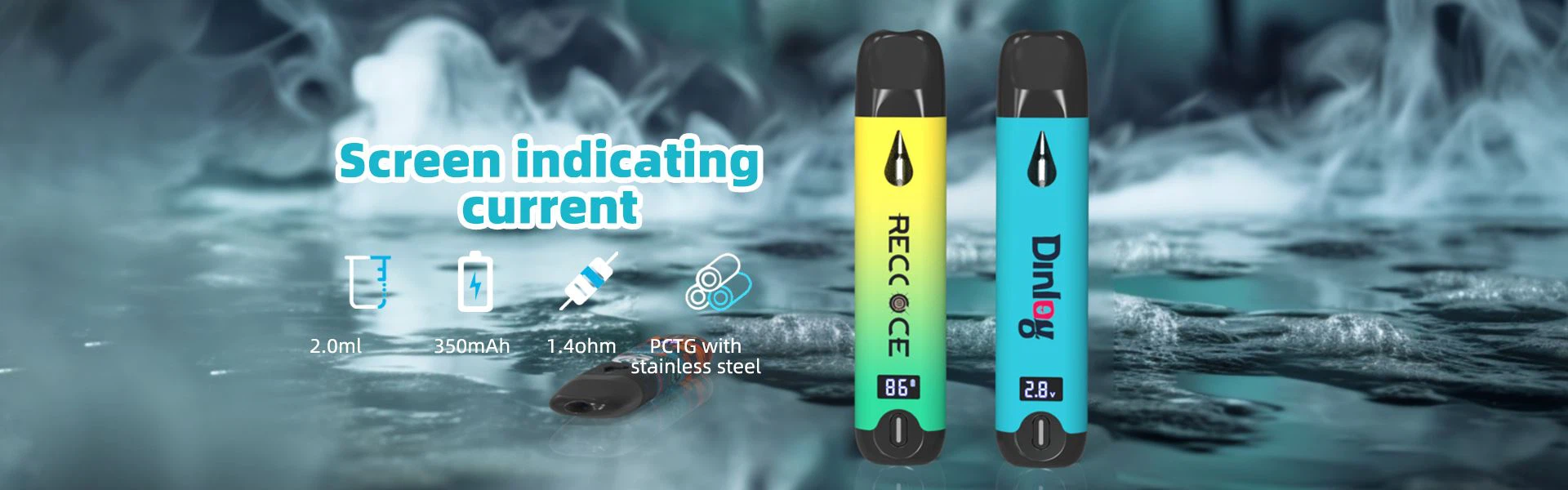 Screen indicating current