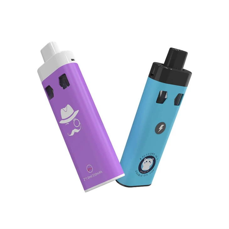 China 2G Dual Flavors Disposable With Button Preheat CBD Vape Pen THC Delta 8 9 10 Pod Device Manufacturer Factory Manufacturer And Supplier
