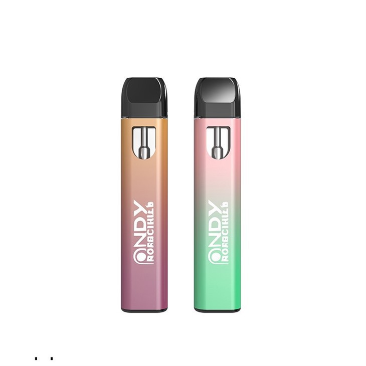 CA Custom Logo Accepted 1ml/2ml Rechargeable Disposable Vape Device For Distillate