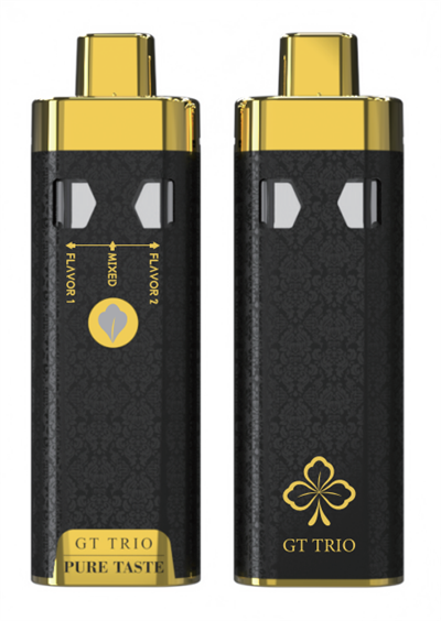 Empty Dual Flavor Disposable Vape 1ml + 1ml / 2ml+2ml 2 IN 1 Dual Chamber CBD/THC Disposable Vape Device