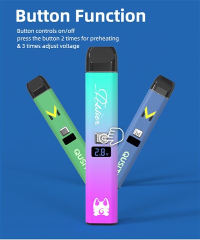 Flat 0.5/1 Ml Disposable Vape Pen Ceramic Coil D8 D9 Vape Pen